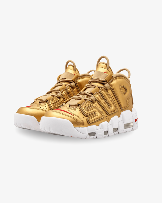 Nike Air More Uptempo Supreme Suptempo Gold