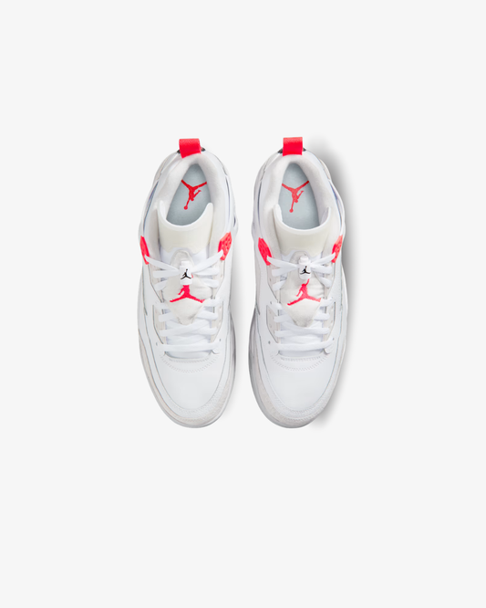 NIKE   Jordan Spizike Low White Bright Crimson