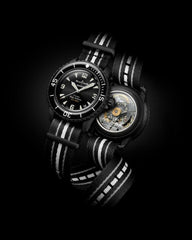 Reloj Blancpain x Swatch Scuba Fifty Fathoms Ocean Of Storms SO35B400 Original