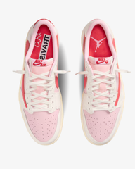 Nike Jordan 1 Retro Low OG SP Travis Scott Sail Tropical Pink