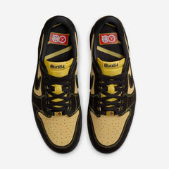 Nike Quai 54 x Air Jordan 1 Retro Low OG Black Tour Yellow Red