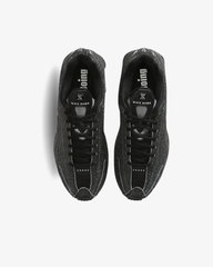 Nike Shox R4 'Black Distressed Leather'