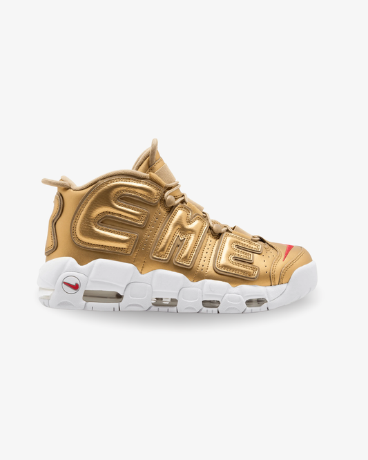 Nike  Air More Uptempo Supreme Suptempo Gold