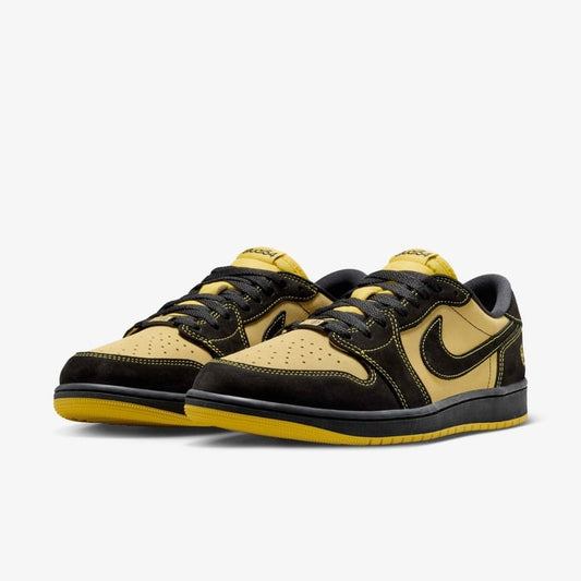 Nike Quai 54 x Air Jordan 1 Retro Low OG Black Tour Yellow Red