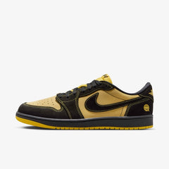 Nike Quai 54 x Air Jordan 1 Retro Low OG Black Tour Yellow Red