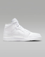 Tenis Nike Jordan 1 Mid Triple White