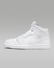 Tenis Nike Jordan 1 Mid Triple White