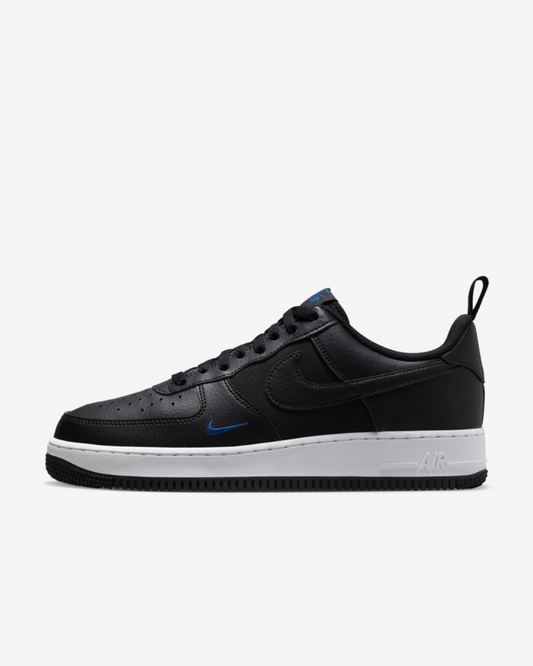 Tenis Nike Air Force 1 07 Black Court Blue
