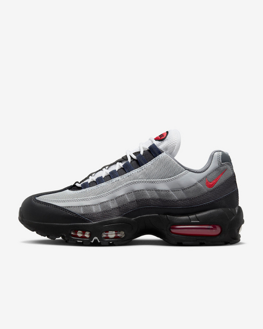 Tenis Nike Air Max 95 Smoke Grey Track Red