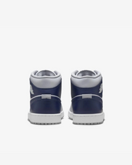Nike Jordan 1 Mid Wolf Grey Midnight Navy
