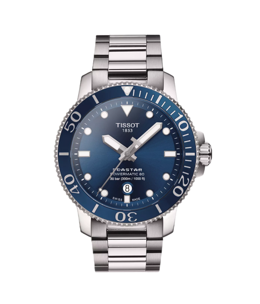 Reloj Tissot Seastar 1000 Powermatic 80 T1204071104103 Original