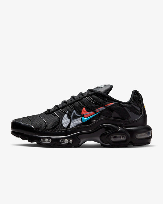 Tenis Nike Air Max Plus Multi Swoosh Black Bright Crimson