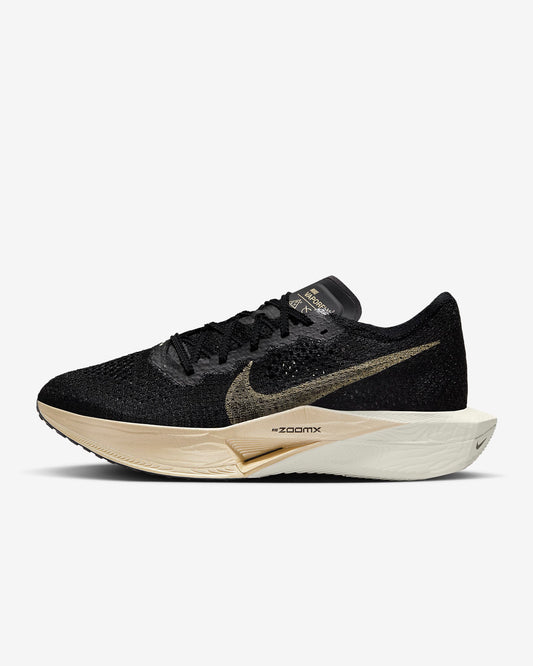 Tenis Nike ZoomX Vaporfly 3 Black Metallic Gold Grain