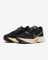 Tenis Nike ZoomX Vaporfly 3 Black Metallic Gold Grain